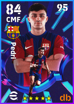 Pedri eFootball player card