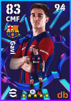 Gavi — CMF, OVR 83, MAX 94