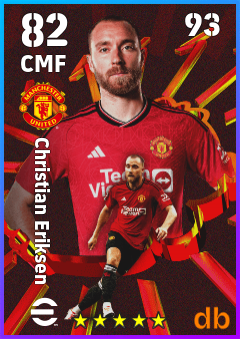 Christian Eriksen — CMF, OVR 82, MAX 93