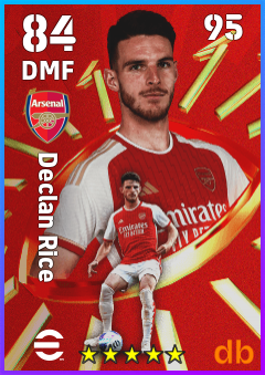 Declan Rice eFootball player card