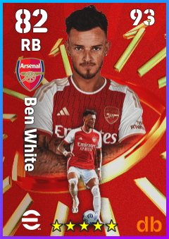Ben White — RB, OVR 82, MAX 93