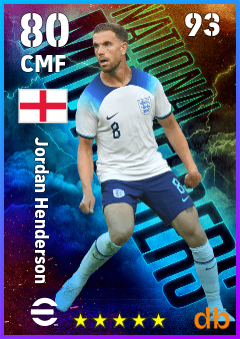 Jordan Henderson — CMF, OVR 80, MAX 93