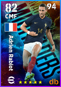 Adrien Rabiot eFootball player card