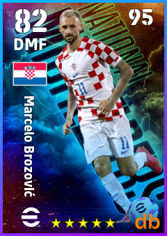 Marcelo Brozović — DMF, OVR 82, MAX 95