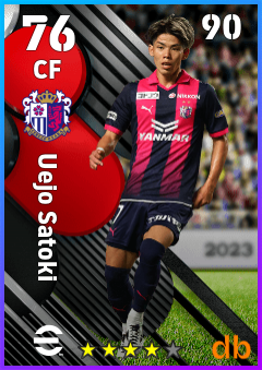 Uejo Satoki — CF, OVR 76, MAX 90