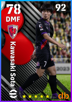 Kawasaki Sota — DMF, OVR 78, MAX 92