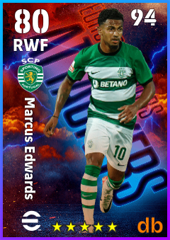Marcus Edwards — RWF, OVR 80, MAX 94