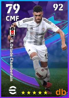 A.Oxlade Chamberlain — CMF, OVR 79, MAX 92