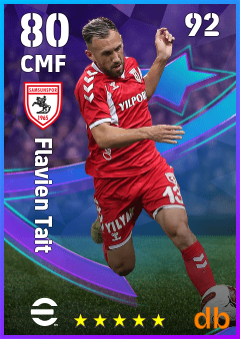 Flavien Tait — CMF, OVR 80, MAX 92
