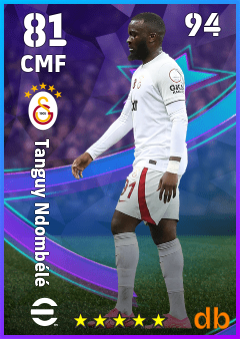 Tanguy Ndombélé — CMF, OVR 81, MAX 94