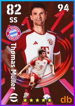 Thomas Müller — SS, OVR 82, MAX 94