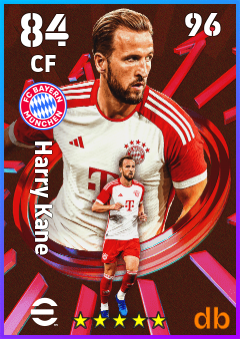 Harry Kane — CF, OVR 84, MAX 96