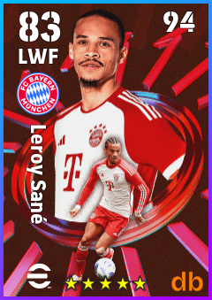 Leroy Sané eFootball player card
