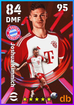 Joshua Kimmich — DMF, OVR 84, MAX 95
