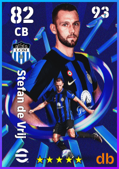 Stefan de Vrij — CB, OVR 82, MAX 93