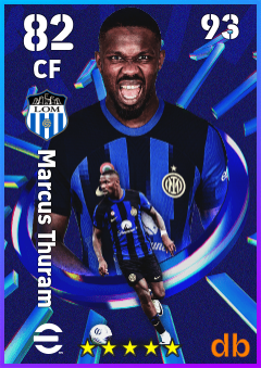 Marcus Thuram — CF, OVR 82, MAX 93