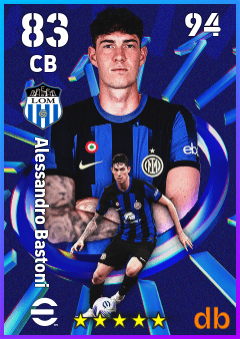 Alessandro Bastoni — CB, OVR 83, MAX 94