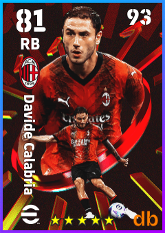 Davide Calabria — RB, OVR 81, MAX 93