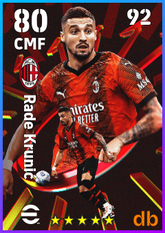 Rade Krunić — CMF, OVR 80, MAX 92