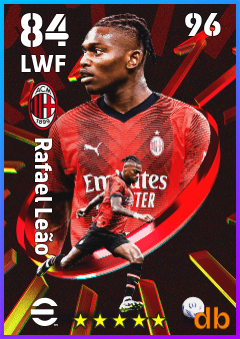 Rafael Leão — LWF, OVR 84, MAX 96