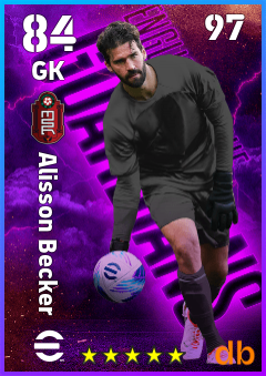 Alisson Becker eFootball player card