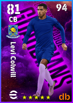 Levi Colwill — CB, OVR 81, MAX 94