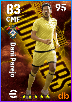 Dani Parejo — CMF, OVR 83, MAX 95