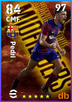 Pedri eFootball player card