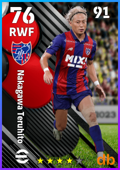 Nakagawa Teruhito — RWF, OVR 76, MAX 91