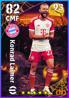 Konrad Laimer — CMF, OVR 82, MAX 93