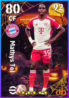 Mathys Tel eFootball player card