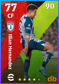 Illian Hernandez — CF, OVR 77, MAX 90