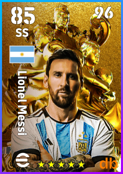Lionel Messi eFootball player card