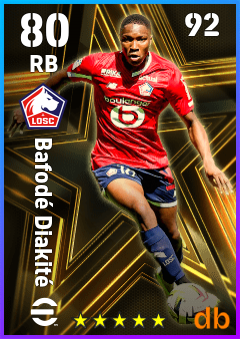 Bafodé Diakité — RB, OVR 80, MAX 92