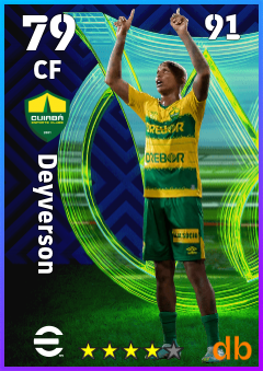 Deyverson — CF, OVR 79, MAX 91