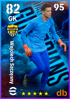 Wojciech Szczęsny — GK, OVR 82, MAX 95