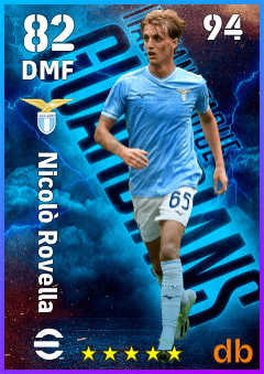 Nicolò Rovella — DMF, OVR 82, MAX 94