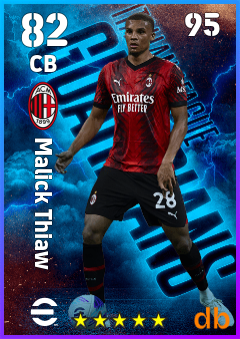 Malick Thiaw — CB, OVR 82, MAX 95