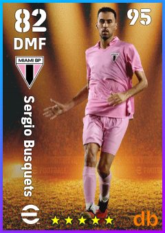 Sergio Busquets eFootball player card