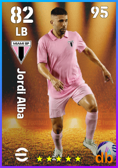 Jordi Alba — LB, OVR 82, MAX 95