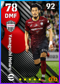 Yamaguchi Hotaru — DMF, OVR 78, MAX 92
