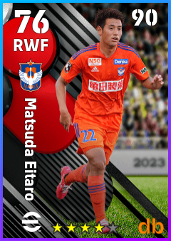 Matsuda Eitaro — RWF, OVR 76, MAX 90