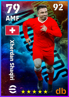 Xherdan Shaqiri — AMF, OVR 79, MAX 92