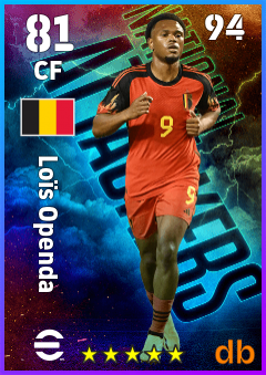 Loïs Openda — CF, OVR 81, MAX 94