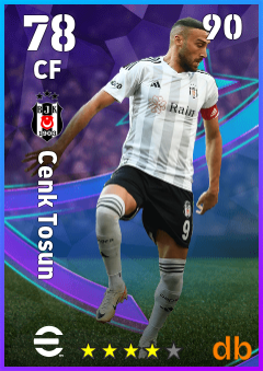 Cenk Tosun — CF, OVR 78, MAX 90