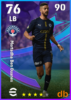 Mortadha Ben Ouanes — LB, OVR 76, MAX 90