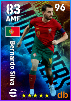 Bernardo Silva — AMF, OVR 83, MAX 96