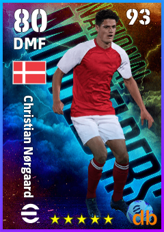 Christian Nørgaard — DMF, OVR 80, MAX 93
