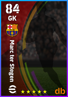Marc ter Stegen — GK, OVR 84, MAX 84