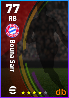 Bouna Sarr — RB, OVR 77, MAX 77
